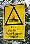 Germany: look out wide snowcat vehicles.