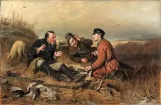 The Hunters at Rest, 1871