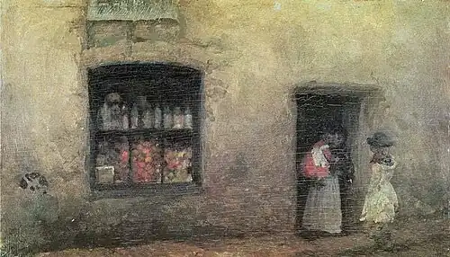 بورتريه ملاحظة البرتقالة، 1884.