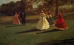 وينسلو هومر، لاعبي الكروكيه، 1865