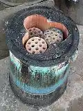 موقد فحم خارجي.