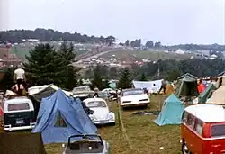 خيم في مهرجان وودستوك