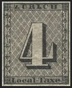 أربعة زيورخ. سويسرا (1843)