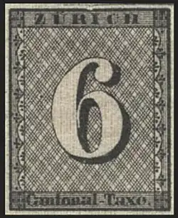 ستة زيورخ. سويسرا (1843)