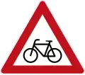 Radfahrer kreuzen احذر أمامك دراجات هوائية