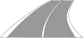 Lane or road boundary