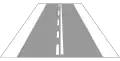 One-sided lane boundary