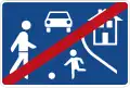 End of home zone