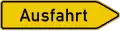 exit from motorway-like road