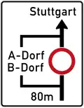 تحويلة مرورية route ahead