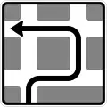 Complicated traffic touring (if turning left is forbidden)