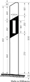 reflexion post (right-hand side)
