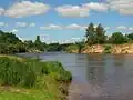 نهر لوغا في (Zhelezo) بمقاطعة (Luzhsky)