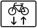 مرافق منفصلة للدراجات running parallel to road