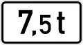 Weight (7.5 tons)