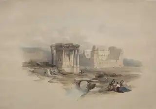82. المعبد الدائري بعلبك.